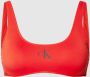 Calvin Klein Bikini top van gerecycled polyester Red Dames - Thumbnail 1