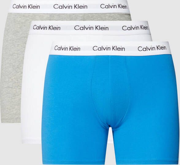 Calvin Klein Underwear Boxershort met elastische band met logo in een set van 3 stuks model 'BOXER BRIEF'