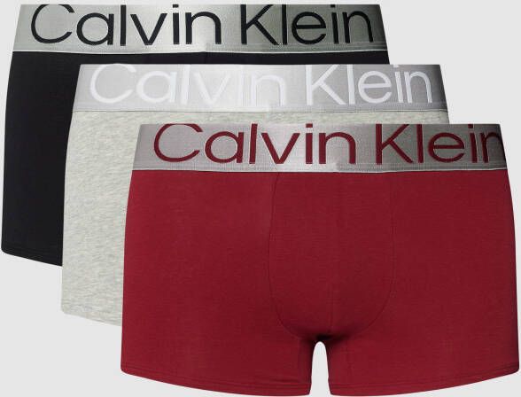 Calvin Klein Underwear Boxershort met elastische band met logo model 'Steel Cotton'