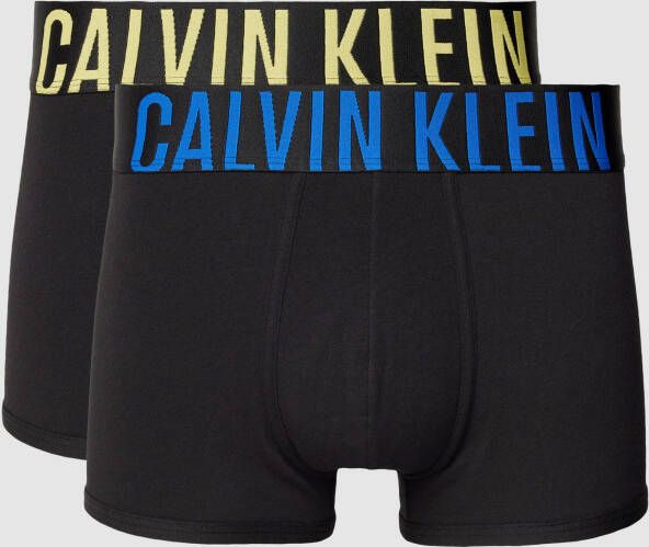 Calvin Klein Underwear Boxershort met elastische logo in band in een set van 2 stuks