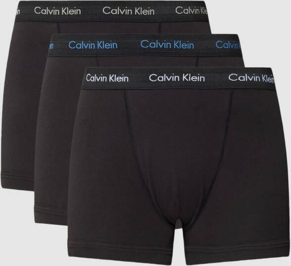 Calvin Klein Underwear Boxershort met labeldetail in een set van 3 stuks