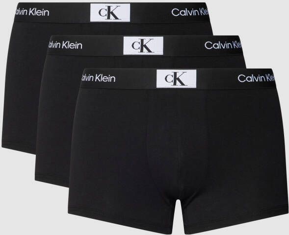 Calvin Klein Underwear Boxershort met labeldetail in een set van 3 stuks