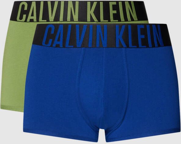 Calvin Klein Underwear Boxershort met labeldetails in een set van 2 stuks