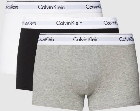 Calvin Klein Boxershort met logo-opschrift op de onderbroekband (3 stuks Set van 3)