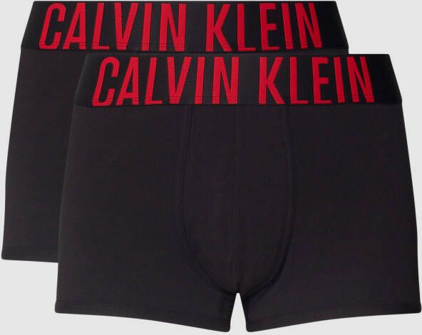 Calvin Klein Underwear Boxershort met logostitching in een set van 2 stuks