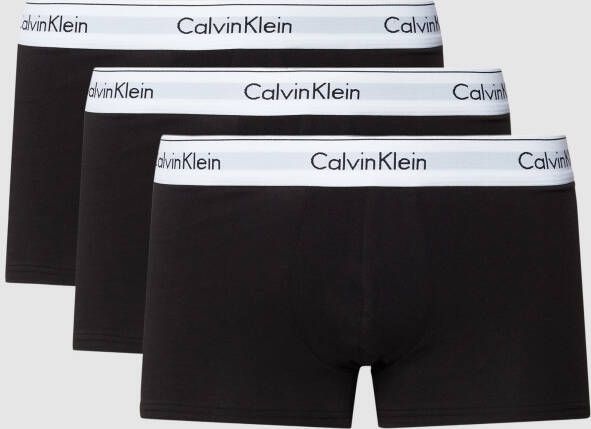 Calvin Klein Boxershort met logo-opschrift op de onderbroekband (3 stuks Set van 3)