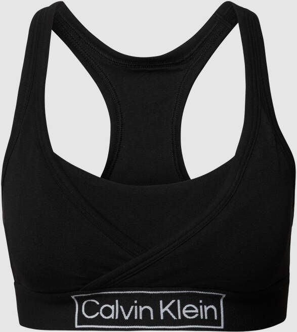 Calvin Klein Underwear Bralette in dubbele-laagjeslook model 'Reimagine Heritage'