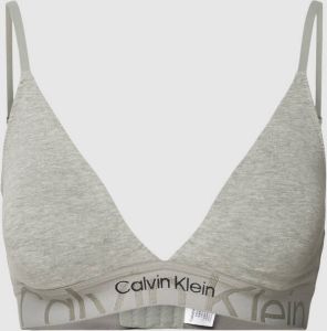 Calvin Klein Underwear Bustier met labelstitching model 'TRIANGLE'