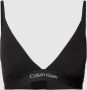 Calvin Klein Underwear Bustier met labelstitching model 'TRIANGLE' - Thumbnail 4