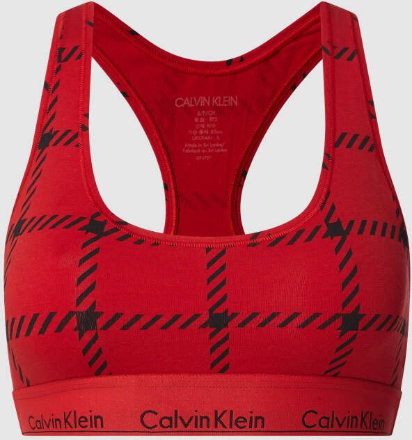 Calvin Klein Bustier Modern Cotton met racerback