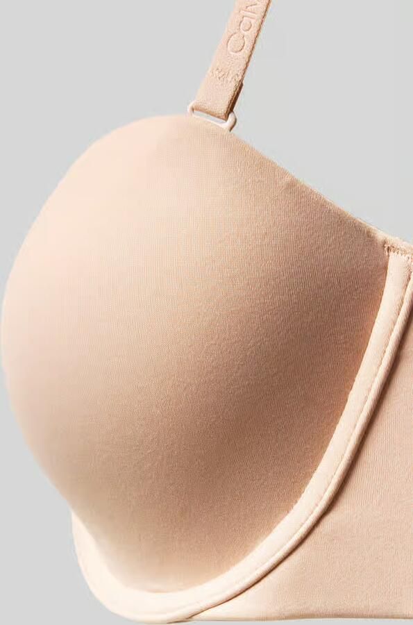 Calvin Klein Underwear Beha met cups en verstelbare bandjes model 'PERFECT FIT'