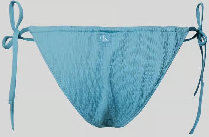 Calvin Klein Underwear Bikinibroekje met vetersluiting opzij model 'STRING SIDE TIE'