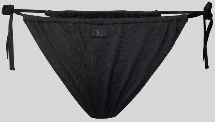 Calvin Klein Underwear Bikinibroekje met vetersluiting opzij model 'STRING SIDE TIE'