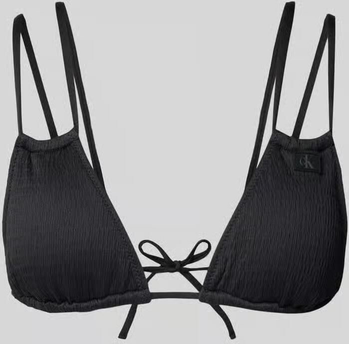 Calvin Klein Underwear Bikinitop met structuurmotief model 'TRIANGLE'
