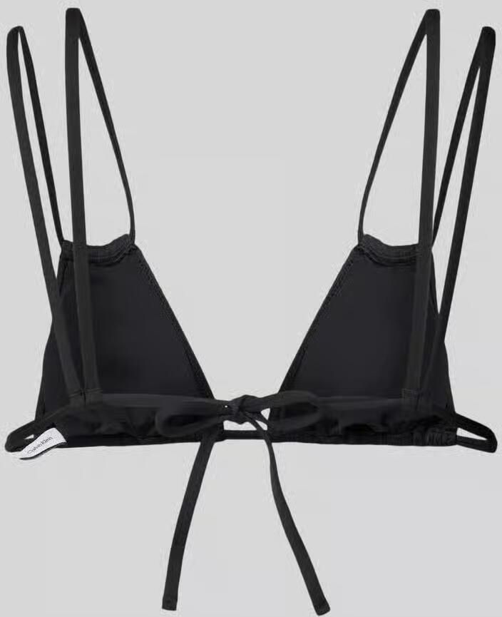 Calvin Klein Underwear Bikinitop met structuurmotief model 'TRIANGLE' - Foto 2