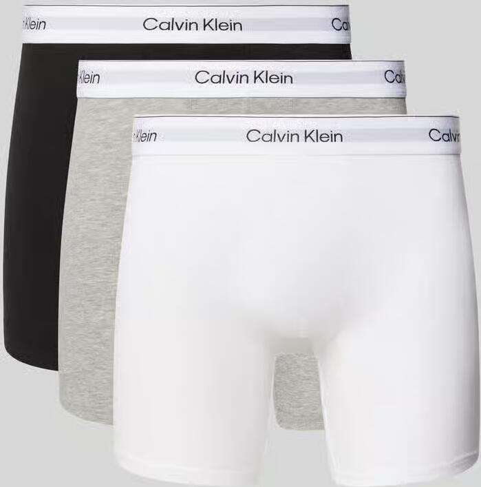 Calvin Klein Underwear Boxershort met elastische band met label in een set van 3 stuks - Foto 4