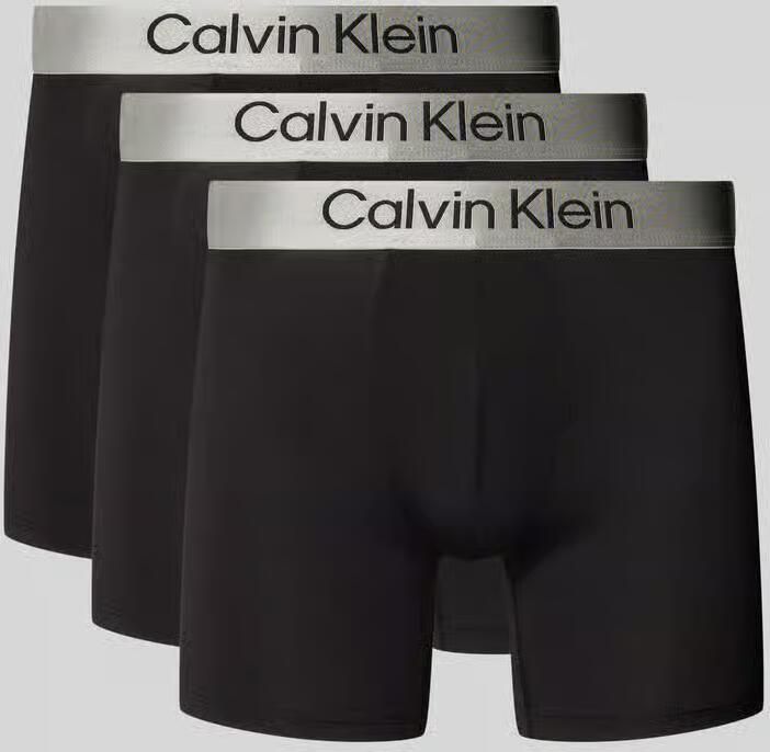 Calvin Klein Underwear Boxershort met elastische band met logo in set van 3 - Foto 4
