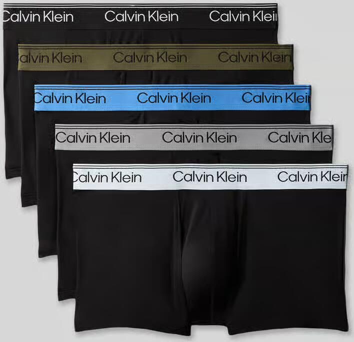 Calvin Klein Underwear Boxershort met elastische band met logo in set van 5 - Foto 2