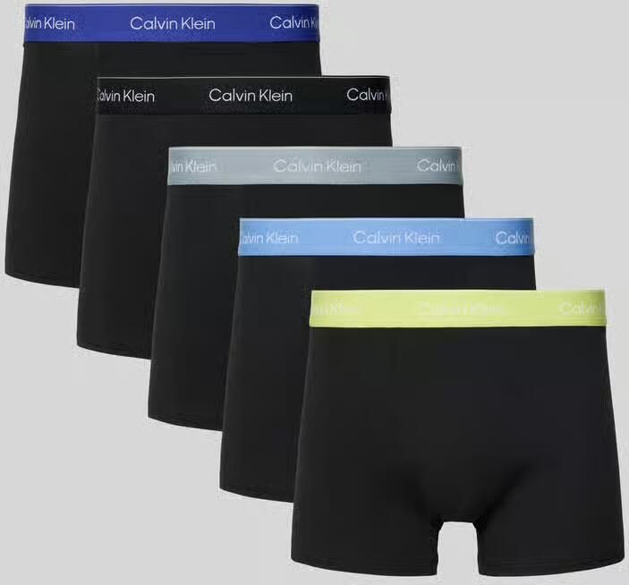 Calvin Klein Icon Cotton Stretch Trunk Boxershorts Heren (5-pack) - Foto 4