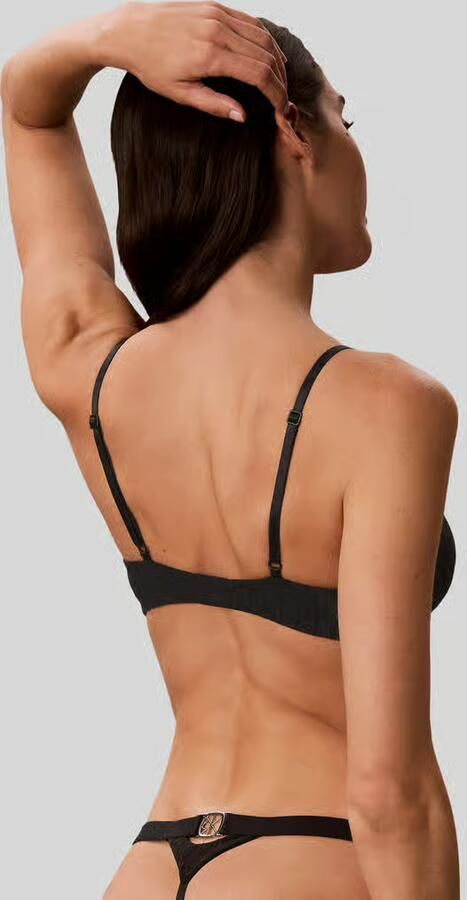 Calvin Klein Underwear Bralette met all-over motief model 'EMBOS' - Foto 2