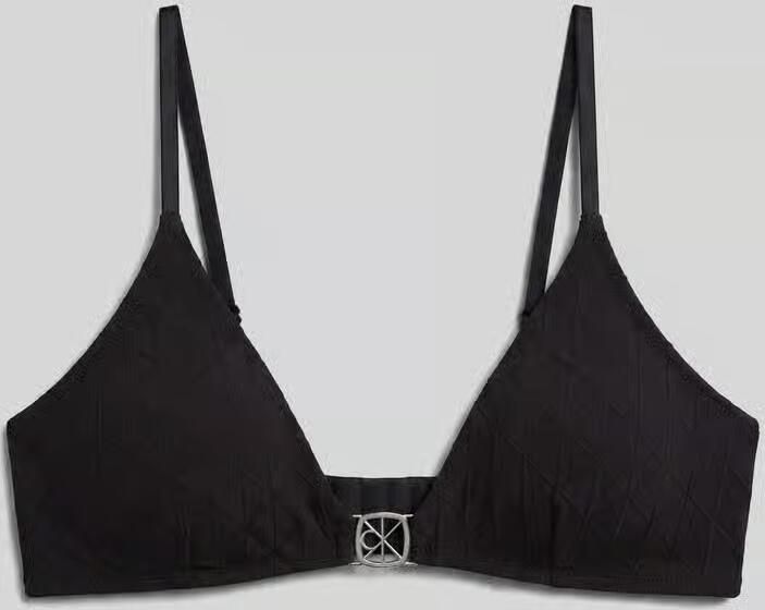 Calvin Klein Underwear Bralette met all-over motief model 'EMBOS'