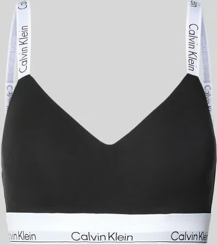 Calvin Klein Bralette LGHTLY LINED BRALETTE met een logo-opschrift - Foto 9