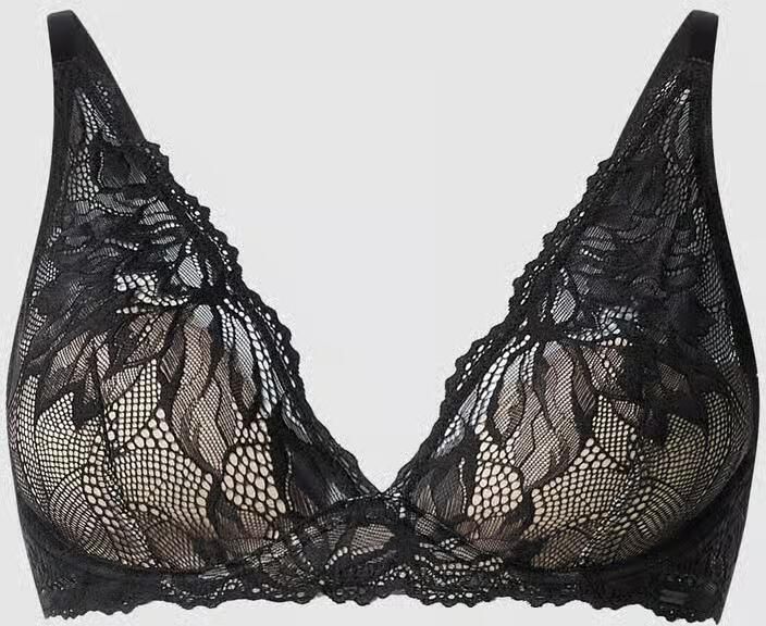 Calvin Klein Underwear Bralette van gebloemd kant gewatteerd - Foto 5