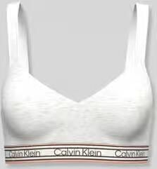 Calvin Klein Underwear Bralette van katoenmix met logo in band - Foto 2