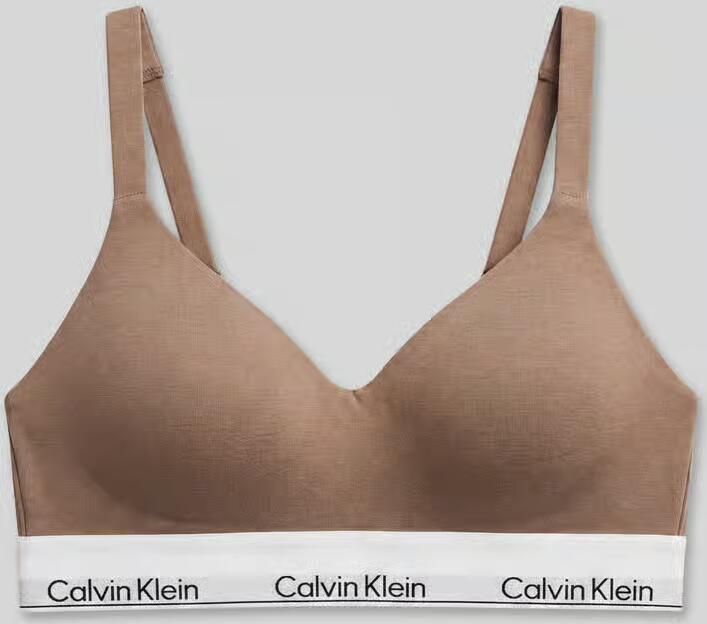 Calvin Klein Underwear Bralette van mix van katoen en modal