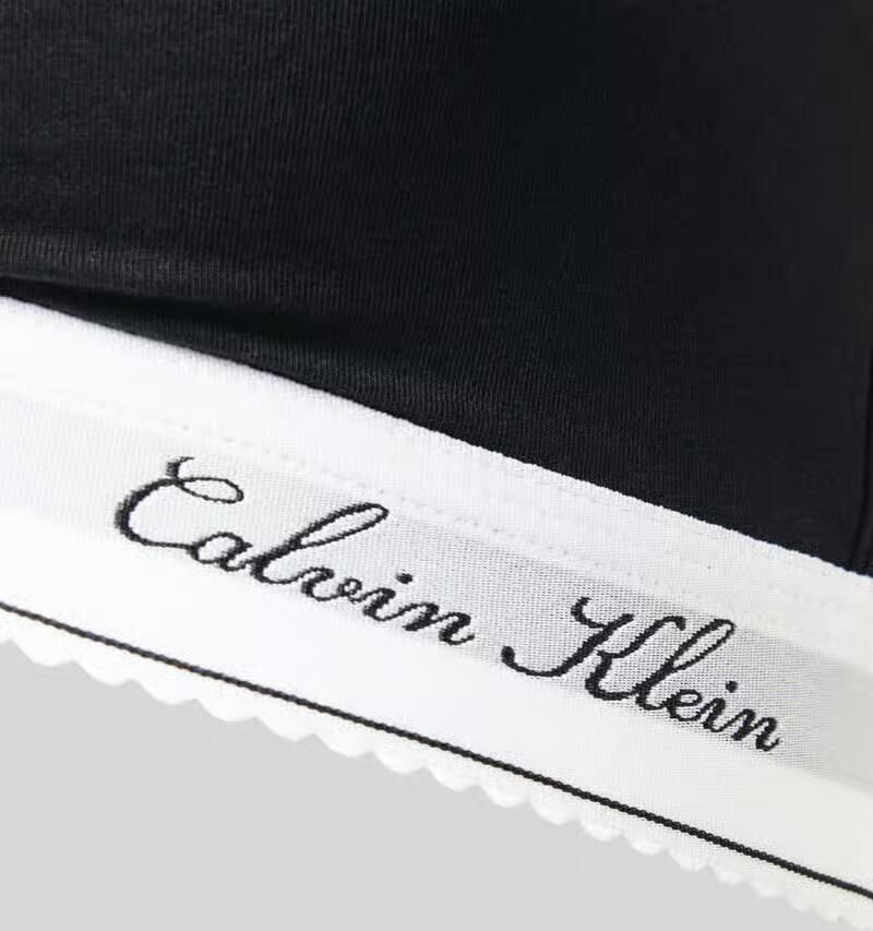 Calvin Klein Underwear Bralette van mix van katoen en modal met modal-aandeel model 'SCRIPT Lightly Lined'