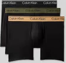 Calvin Klein Underwear Broek & boxershort met elastische label in band in set van 3 model 'BOXER BRIEF' - Foto 2