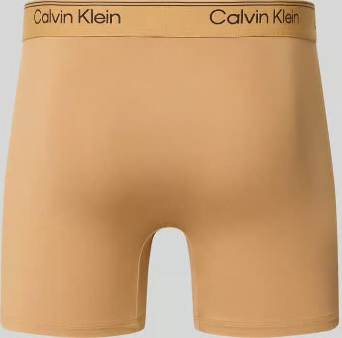 Calvin Klein Underwear Broek & boxershort met elastische label in band in set van 3 model 'BOXER BRIEF'