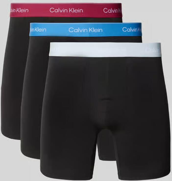 Calvin Klein Underwear Broek & boxershort van katoenmix in set van 3 model 'BOXER BRIEF' - Foto 3
