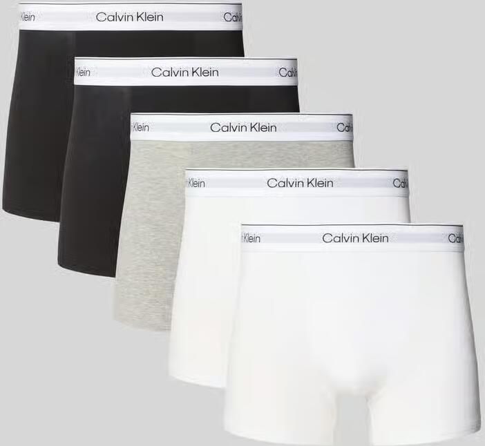 Calvin Klein Underwear Broek & boxershort van katoenmix in set van 5 - Foto 3