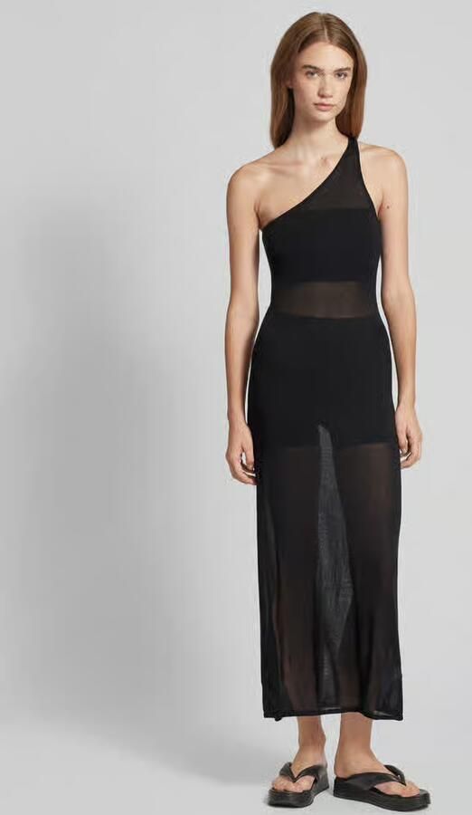 Calvin Klein Underwear Midi-jurk met one shoulder-band - Foto 3