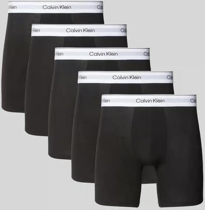 Calvin Klein Underwear Pant & Trunk van katoenmix in set van 5 model 'BOXER BRIEF' - Foto 3