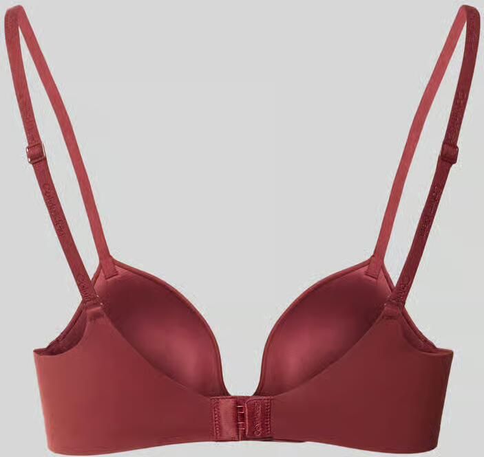 Calvin Klein Underwear Push-up-bh met gebloemd kant model 'Plunge'