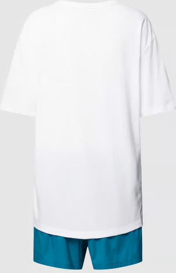 Calvin Klein Underwear Pyjama met labelstitching model 'PURE COTTON'