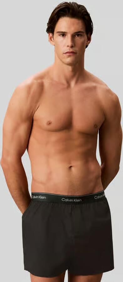 Calvin Klein Underwear Regular fit boxershorts van katoenmix in set van 3 - Foto 4