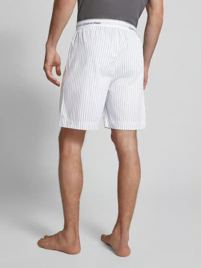 Calvin Klein Underwear Regular fit korte broek met elastische band met label