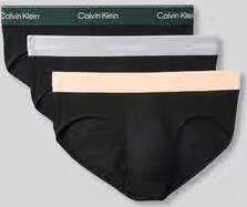 Calvin Klein Underwear Regular fit slips van katoenmix in set van 3