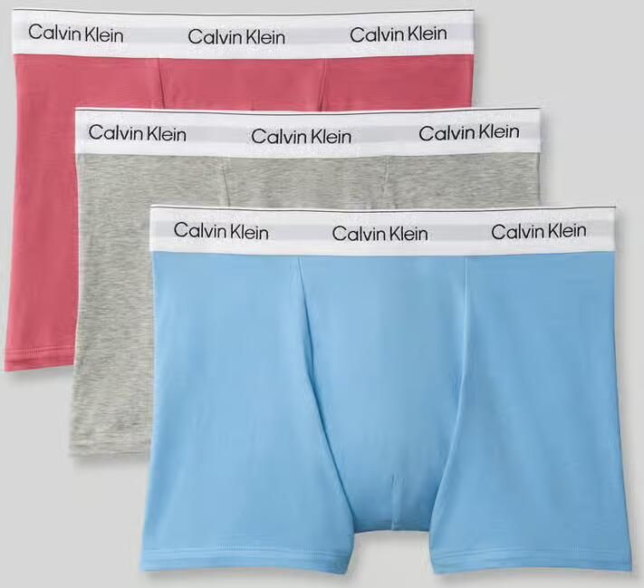 Calvin Klein Underwear regular fit trunks van katoenmix in set van 3 - Foto 2