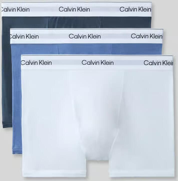 Calvin Klein Underwear regular fit trunks van katoenmix in set van 3 - Foto 2