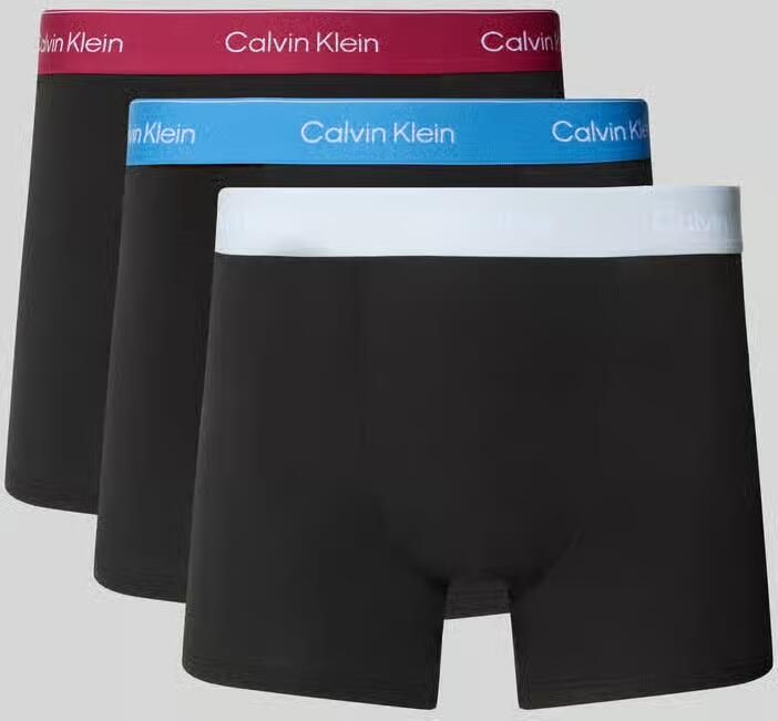 Calvin Klein Underwear regular fit trunks van katoenmix in set van 3 - Foto 2