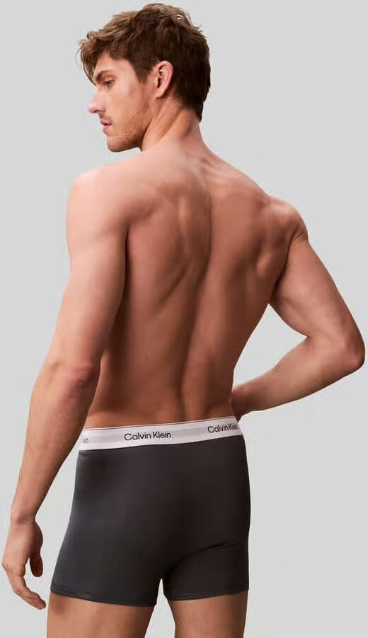 Calvin Klein Underwear regular fit trunks van katoenmix in set van 3