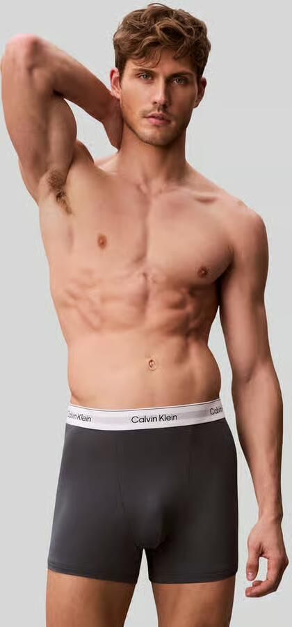 Calvin Klein Underwear regular fit trunks van katoenmix in set van 3 - Foto 4