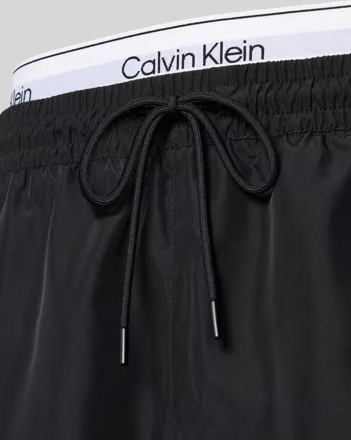 Calvin Klein Underwear regular fit zwemshorts met geïntegreerde slip
