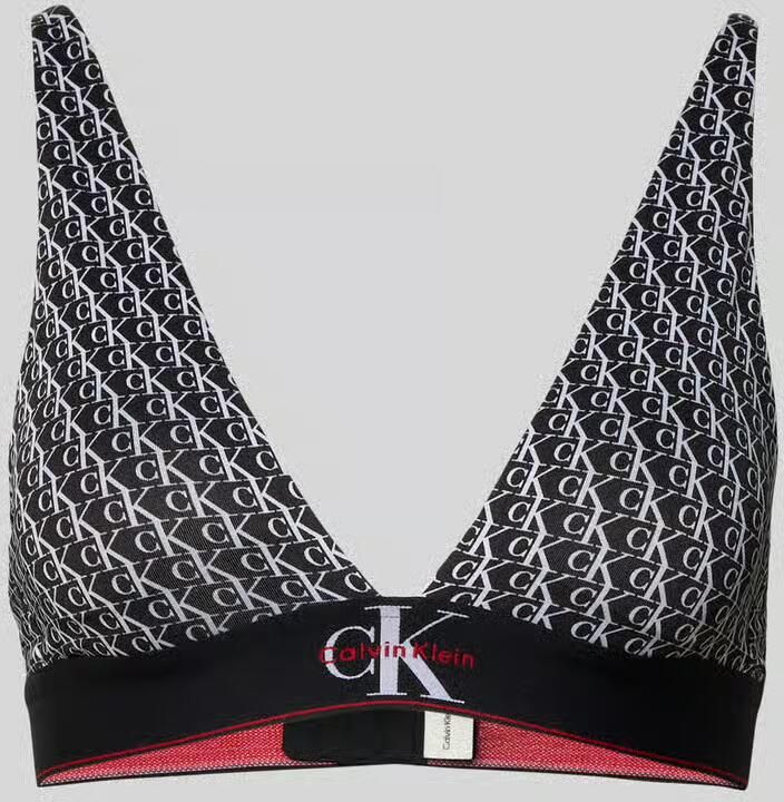 Calvin Klein Underwear Slim fit bh met all-over logoprint - Foto 2
