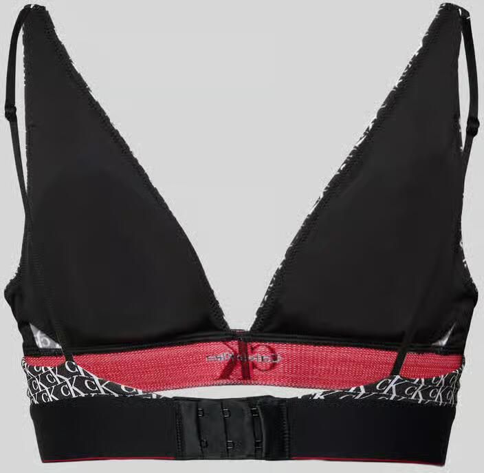 Calvin Klein Underwear Slim fit bh met all-over logoprint - Foto 3