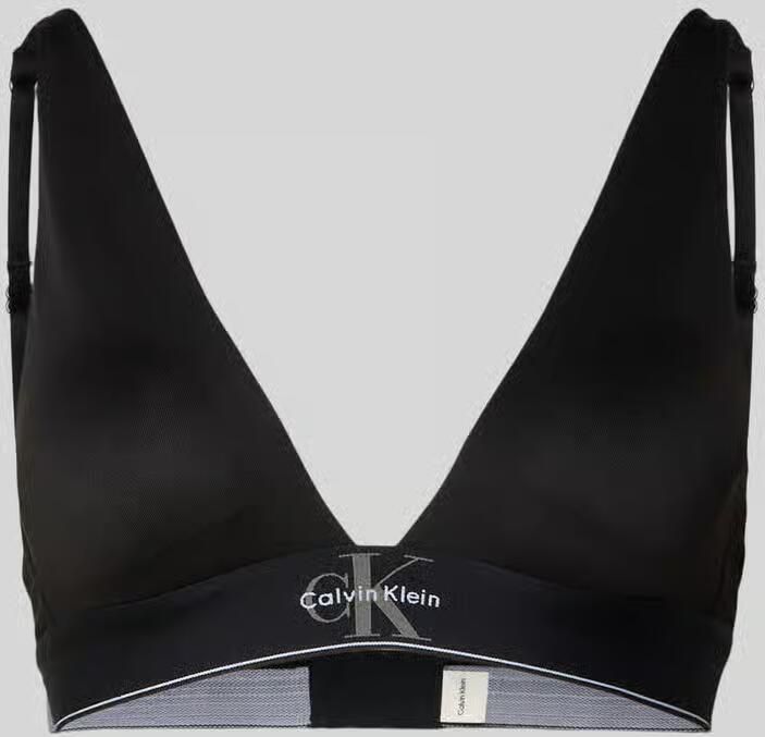 Calvin Klein Underwear slim fit bh met logo-stitching